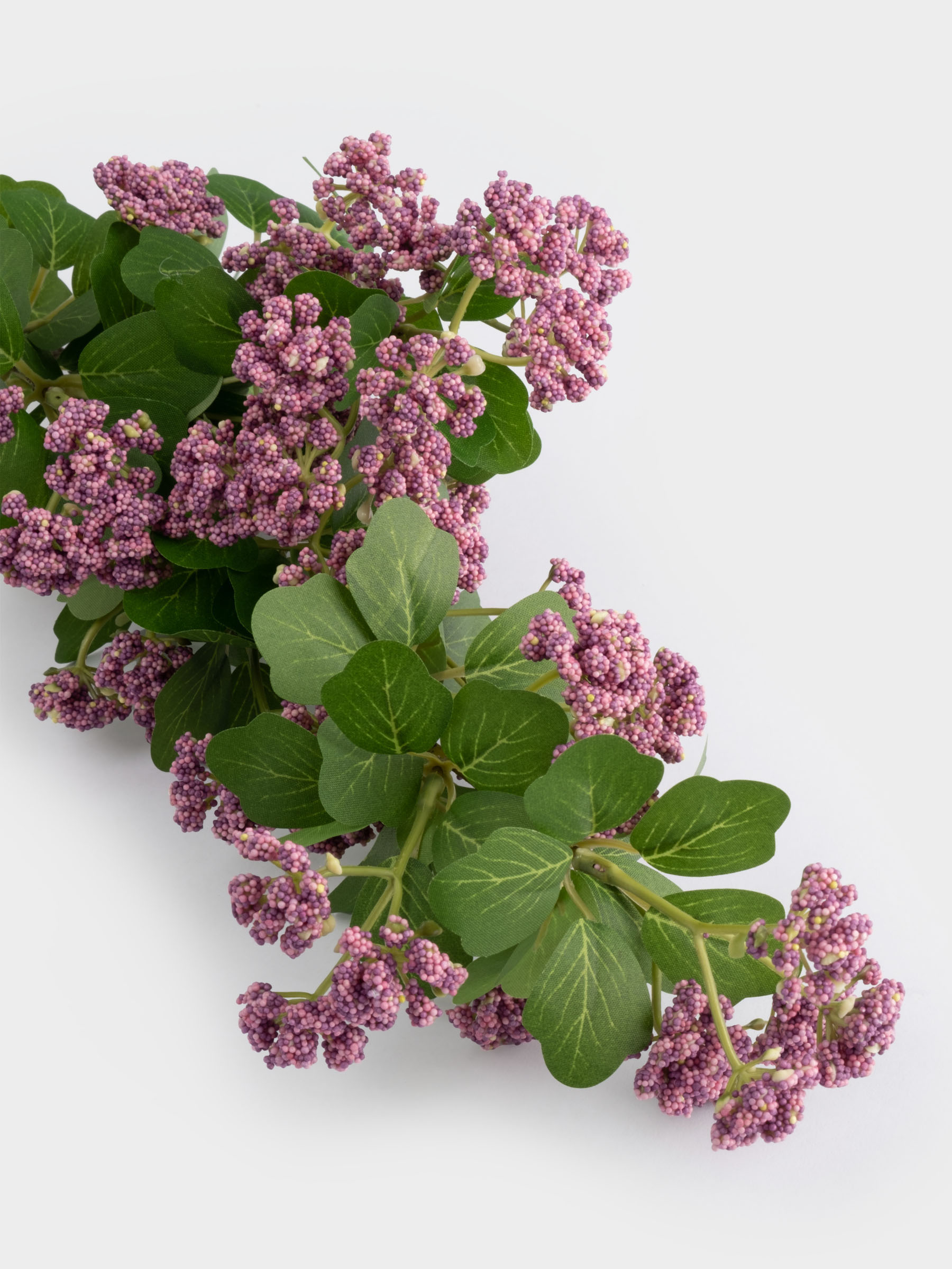 Ветка декоративная, 80 см, полиэтилен/металл, Розовый цветок, Interior spring