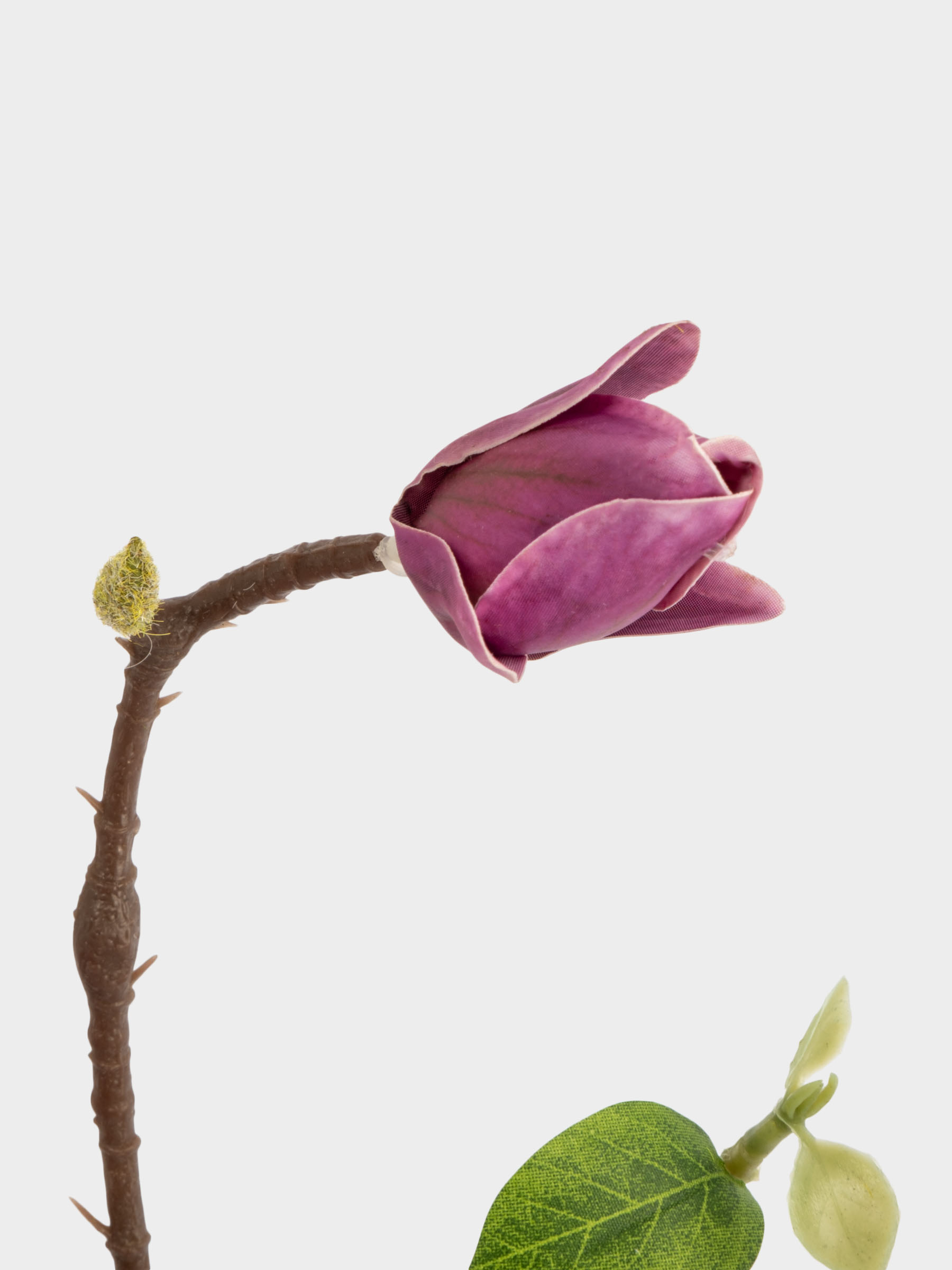 Ветка декоративная, 53 см, полиэстер/металл, Розовый цветок, Interior spring