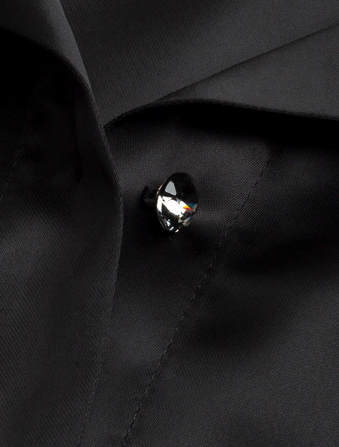 Блузка с короткими рукавами из плотного струящегося сатина