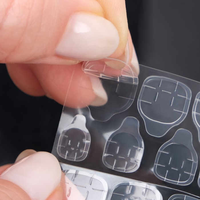 Накладные ногти, 24 шт., с клеевыми пластинами, форма миндаль, матовые, глянцевые, чёрные