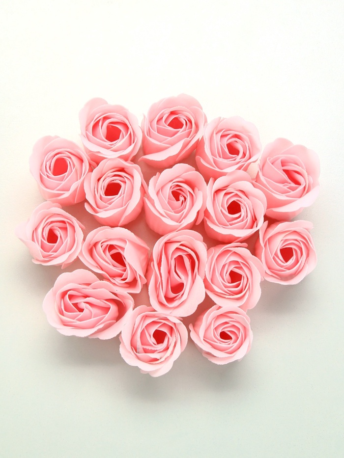 Мыло твёрдое лепестковое «С 8 марта», 16 шт., нежно-розовое, Чистое счастье