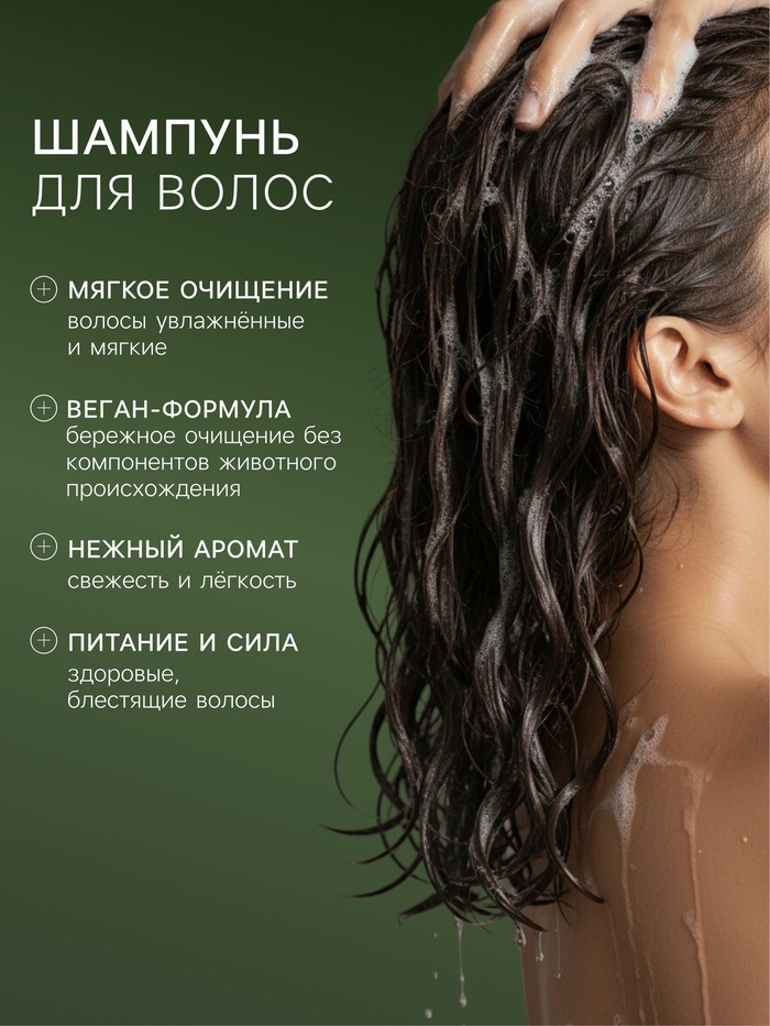 Подарочный набор женский DREAM NATURE Silvia, шампунь и крем-гель для душа по 330 мл