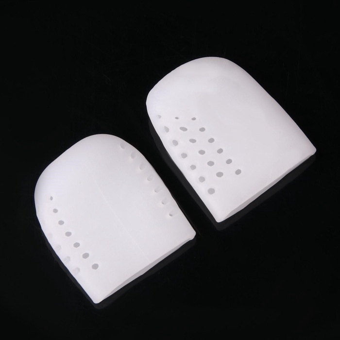 Напальчники для больших пальцев ног, дышащий, силиконовые, 4×2.5 см, пара, белые