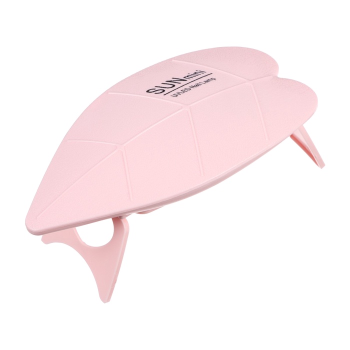 Лампа для маникюра LUF-09, UV/LED, 6 диодов, 6 Вт, USB, розовая