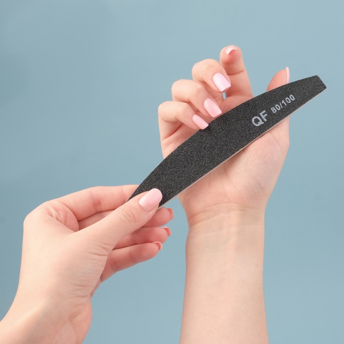 Набор пилок для ногтей, лодочка, 18 см, 4 шт.