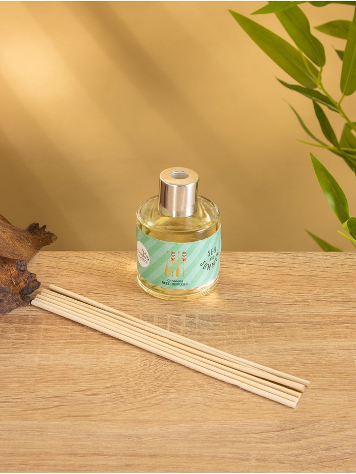 Диффузор ароматический Sea and Summer Citronella, 50 мл, 6 палочек, цитронелла