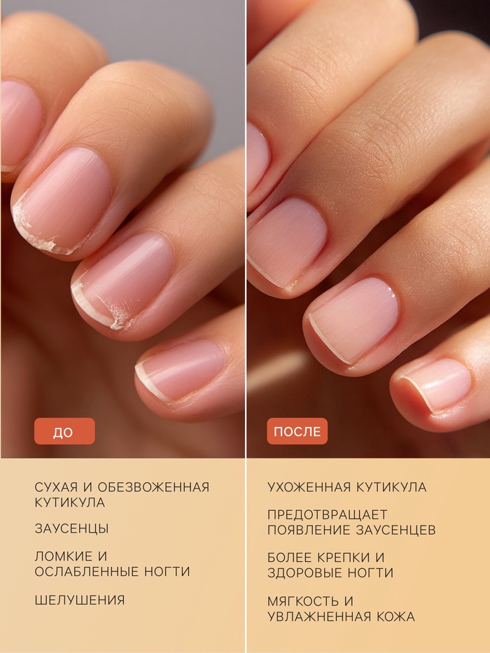 Масло для увлажнения и питания кутикулы 15 мл, персик