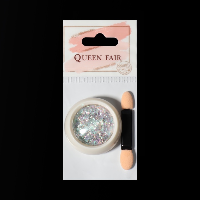 Втирка для ногтей, с аппликатором, северное сияние