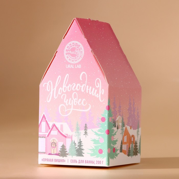 Соль для ванны «Чудес», 200 г, аромат пряной вишни, URAL LAB