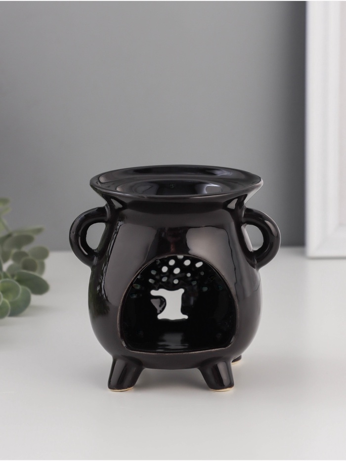 Аромалампа для эфирных масел «Деревце», керамика, 8.5×10×9.5 см, МИКС