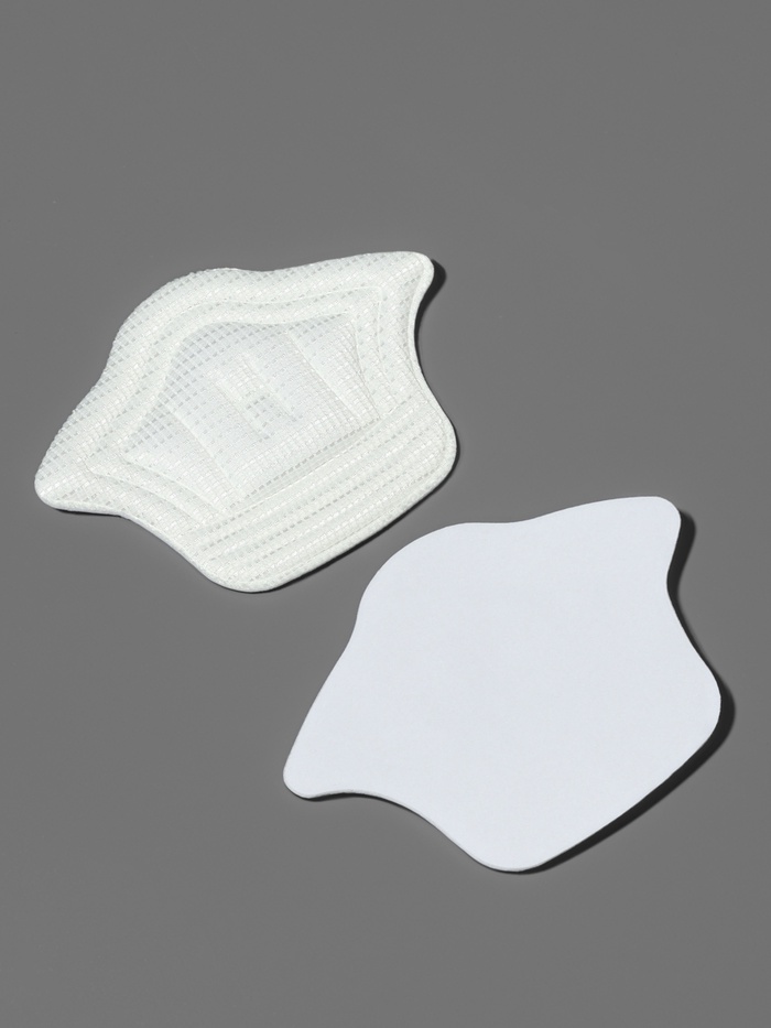 Пяткоудерживатели для обуви, на клеевой основе, 11×7.8 см, пара, белые