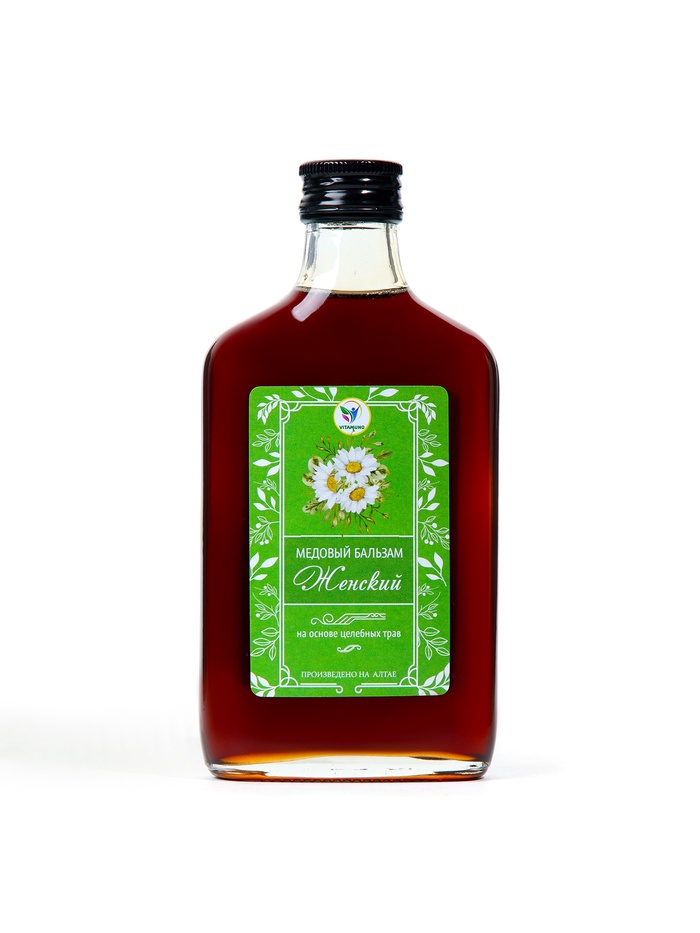 Безалкогольный алтайский медовый бальзам на травах Vitamuno «Женский», 250 мл