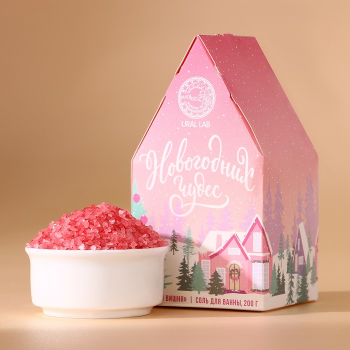 Соль для ванны «Чудес», 200 г, аромат пряной вишни, URAL LAB