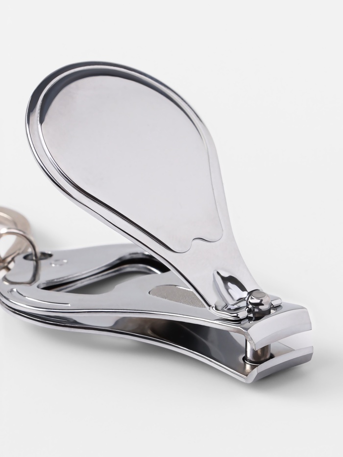 Кусачки книпсер маникюрные, на брелоке, с пилкой, с открывашкой, 6.5 см