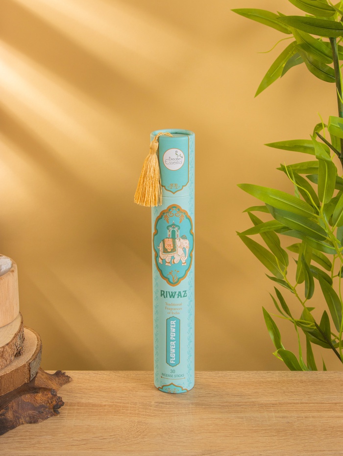 Благовония в тубусе «Сила цветов», 30 штук с деревянной подставкой