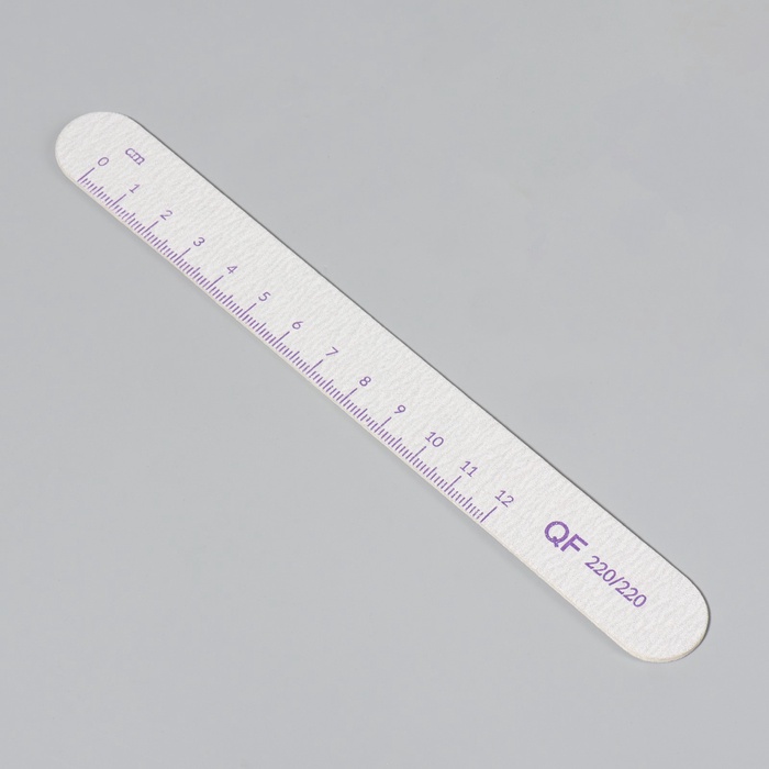 Набор пилок для ногтей, на деревянной основе, прямые, набор 20 шт., 220 грит, 18 см