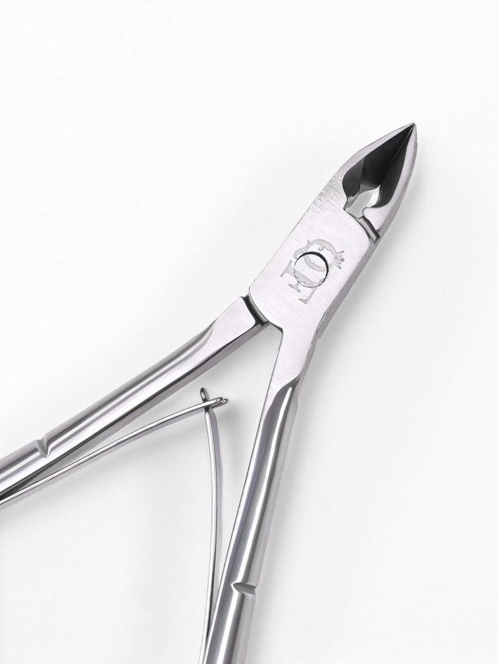 Кусачки маникюрные для кутикулы Premium, двойная пружина, 9.5 см, длина лезвия-10 мм