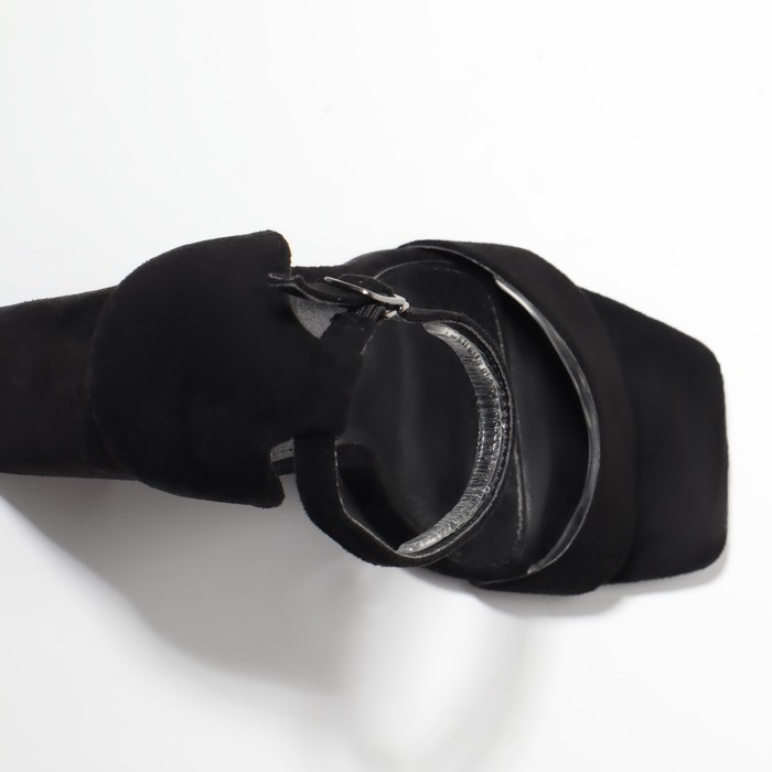 Полоски под ремешки, на клеевой основе, набор - 4 шт., силиконовые, 9.5×0.7 см, прозрачные