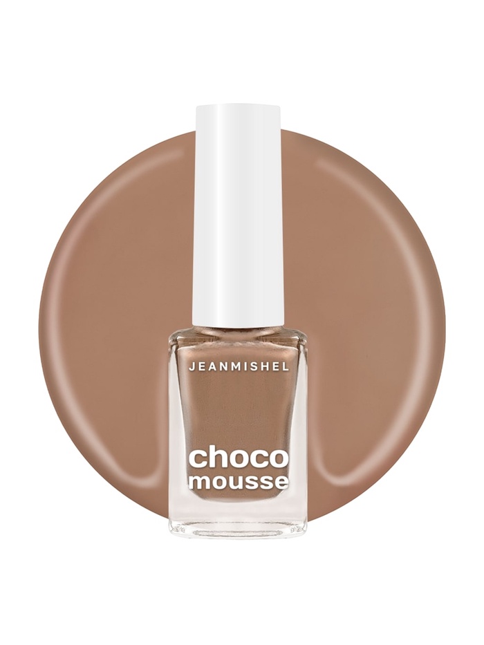 Лак для ногтей Jeanmishel, кофе с молоком, глянцевый, тон 462, 6 мл