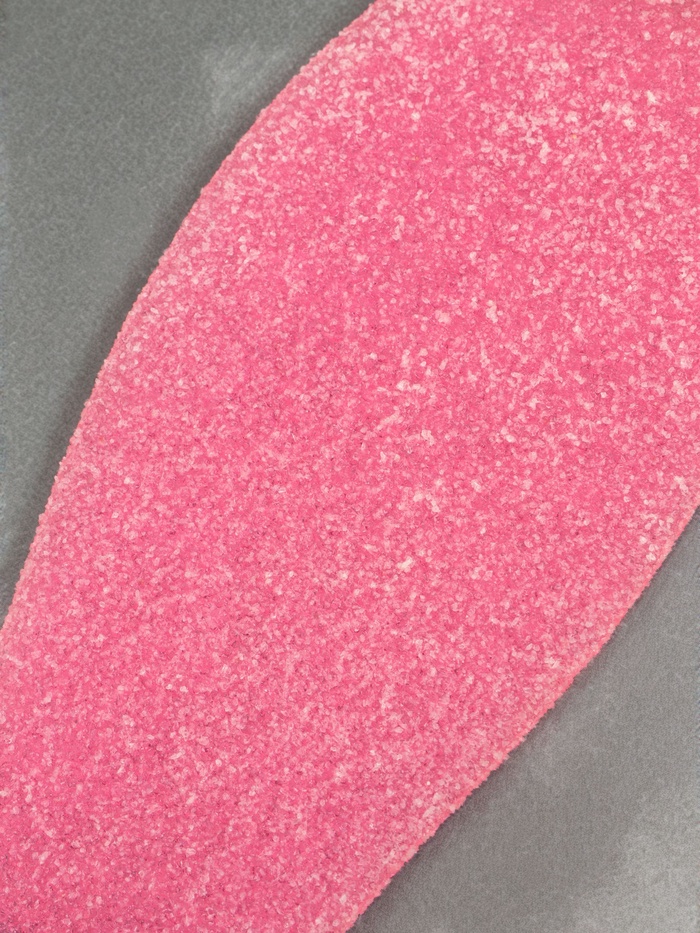 Пилка для пяток, пластиковая, двухсторонняя, 23.8 см, МИКС