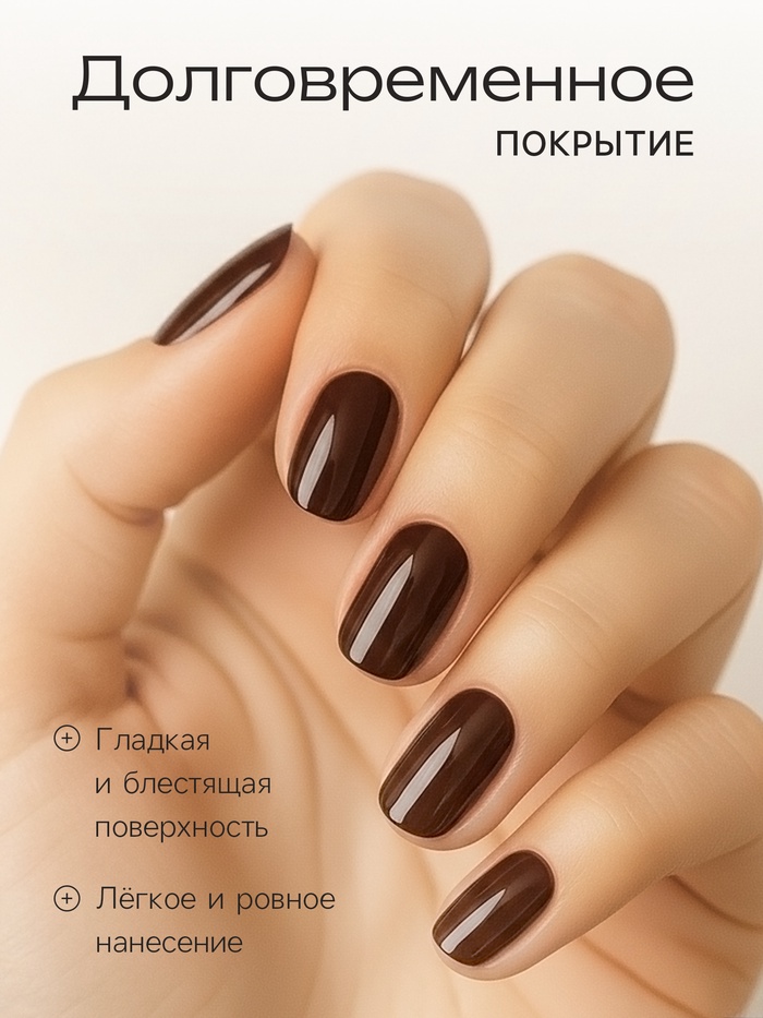 Лак для ногтей Jeanmishel, кофейные зерна, глянцевый, тон 466, 6 мл