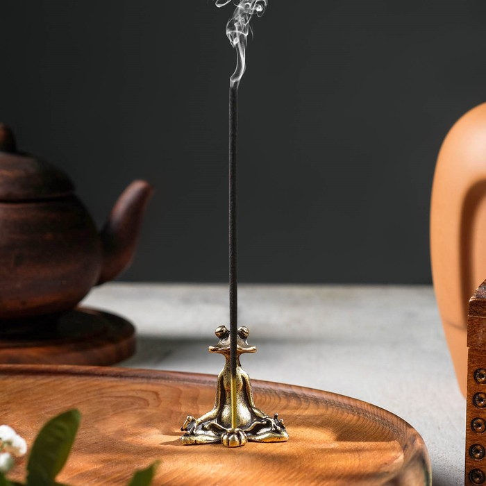 Подставка для благовоний TAKE IT EASY «Лягушка в позе лотоса»