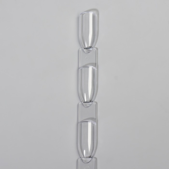 Палитра для лаков на кольце, форма квадрат, 50 шт. по 3 ногтя, прозрачная