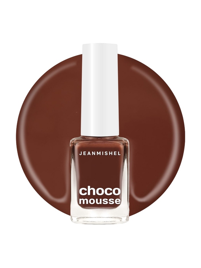 Лак для ногтей Jeanmishel, шоколадно-малиновый, глянцевый, тон 471, 6 мл
