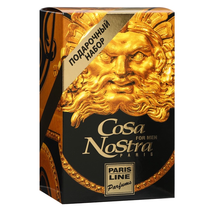 Подарочный набор косметики для мужчин: Туалетная вода Cosa Nostra, 100 мл + пена для бритья, 200 мл