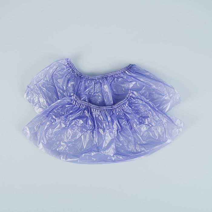 Бахилы «Особо прочные», с двойной резинкой, сиреневые, 50 микрон, 5.0 грамм, 100 пар