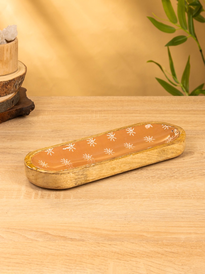 Подставка под благовония «Сани», 28×10×3 см, манговое дерево