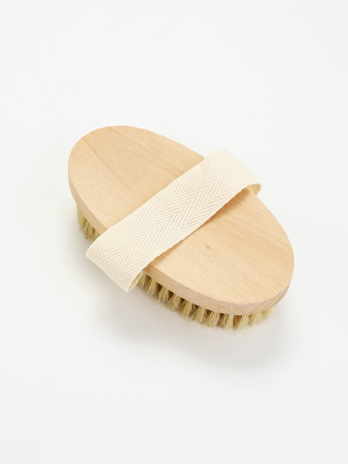 Подарочный набор: крем для тела, скраб и щетка для сухого массажа, URAL LAB