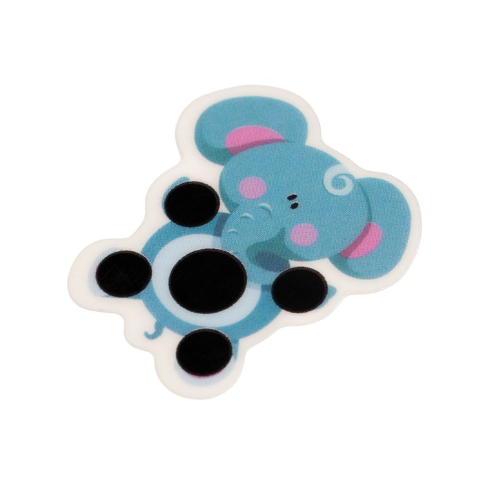 Детский термометр-наклейка налобный, градусник для новорожденных «Слоненок», до 40°, 4.5×3 см