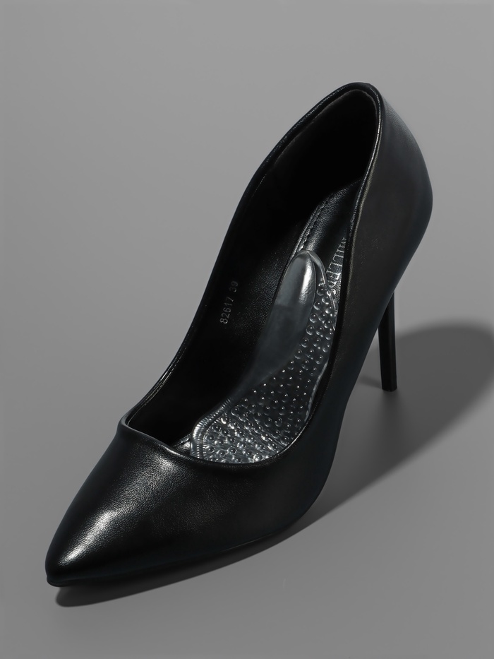 Полустельки для обуви, с супинатором, массажные, на клеевой основе, силиконовые, 12×6 см, пара, прозрачные