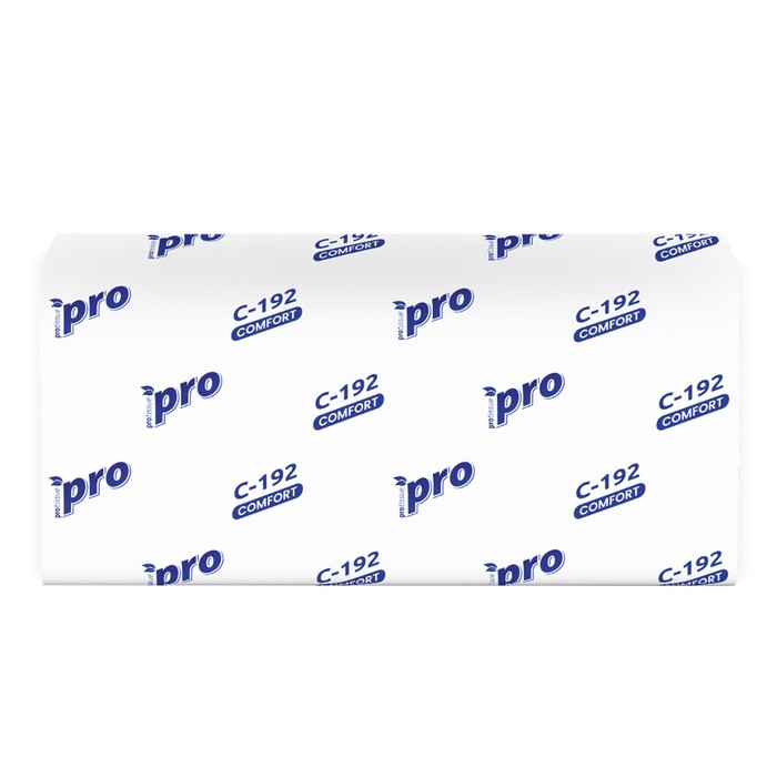 Полотенца бумажные V-сложения PROtissue C192, 1 слой, 250 листов