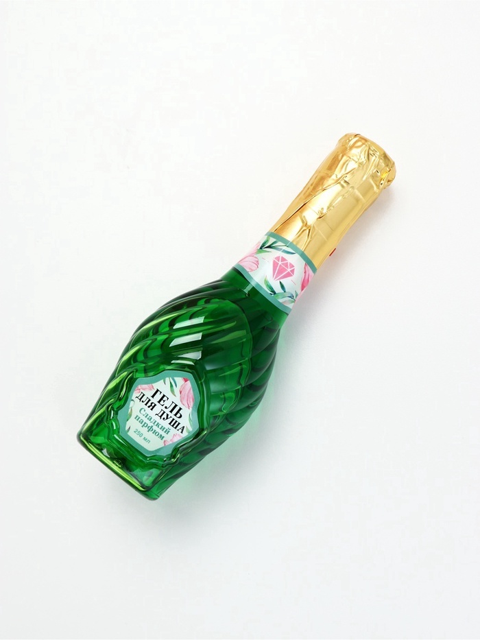 Подарочный набор: гель для душа мондоро и свеча, аромат сладкий парфюм, Чистое Счастье