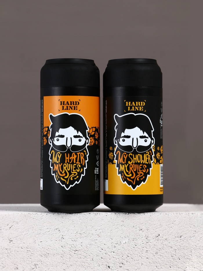 Подарочный набор косметики, гель для душа и шампунь для волос HARD LINE, 2×400