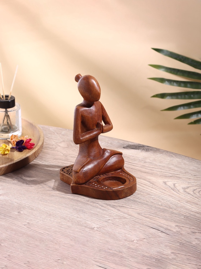 Подставка под благовония «Медитация», 14×15×30 см, дерево суар