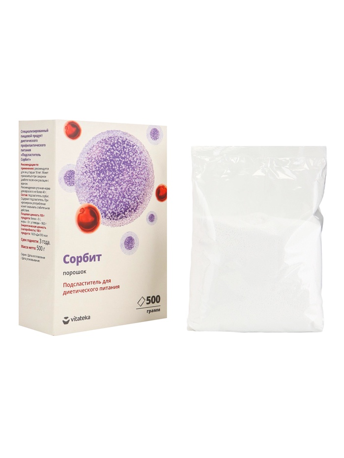 Подсластитель «ВИТАТЕКА» для диетического питания, порошок, 500 г