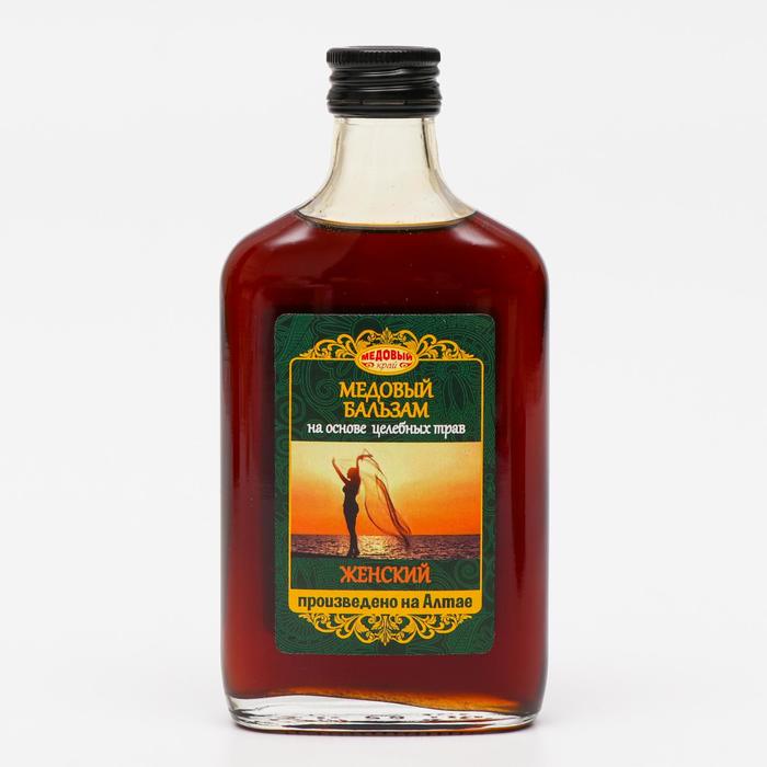 Безалкогольный алтайский медовый бальзам на травах «Женский», 250 мл