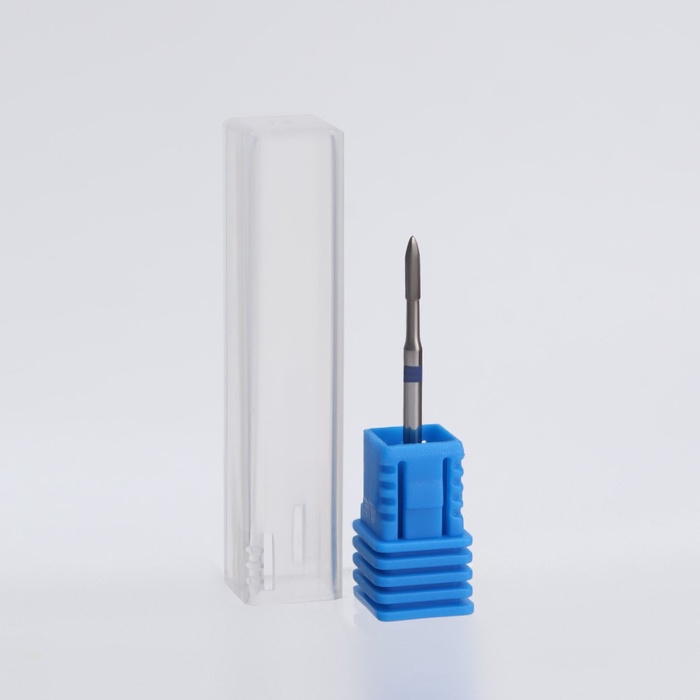 Фреза для маникюра, безопасная, 6 граней, 1.2×10 мм, в пластиковом футляре