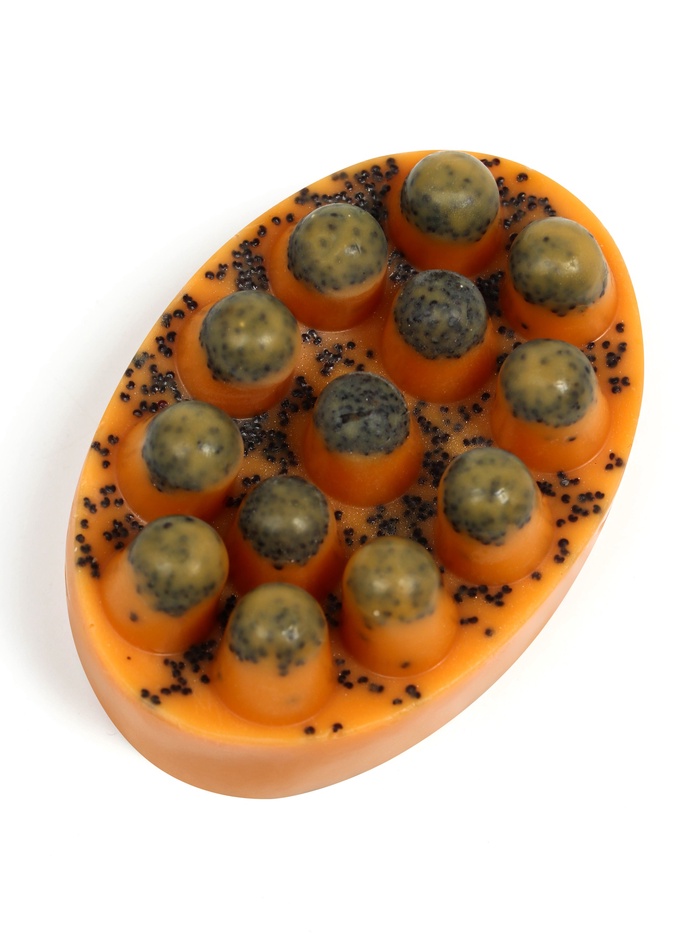 Мыло косметическое Добропаровъ массажное «со скрабом» табак и ваниль, 100 г