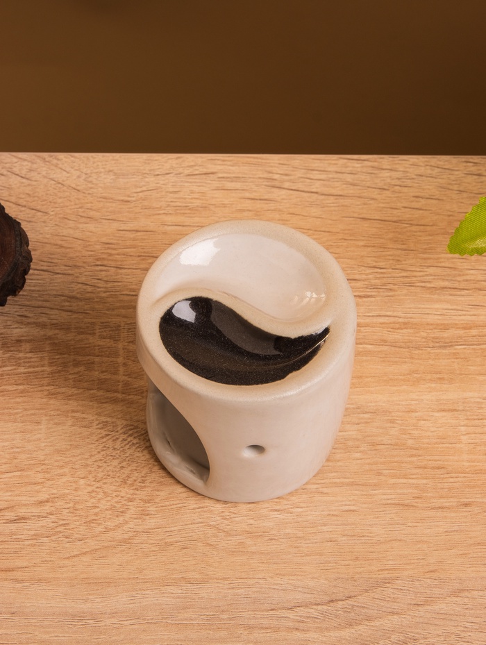 Аромалампа, 6.5×6.5×7 см, керамика, молочная