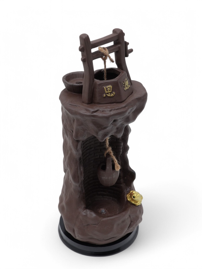 Подставка для благовоний TAKE IT EASY «Колодец», набор благовоний конусы, стелющийся дым, 25×10×10 см, с подсветкой, батарейки LR=44