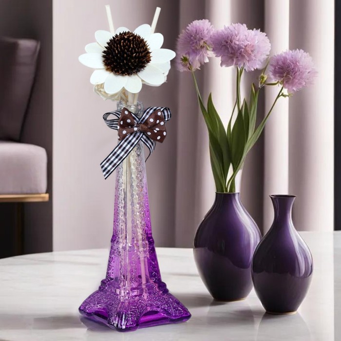 Набор подарочный «Париж» (диффузор и свечи) фиалка, «Богатство Аромата»