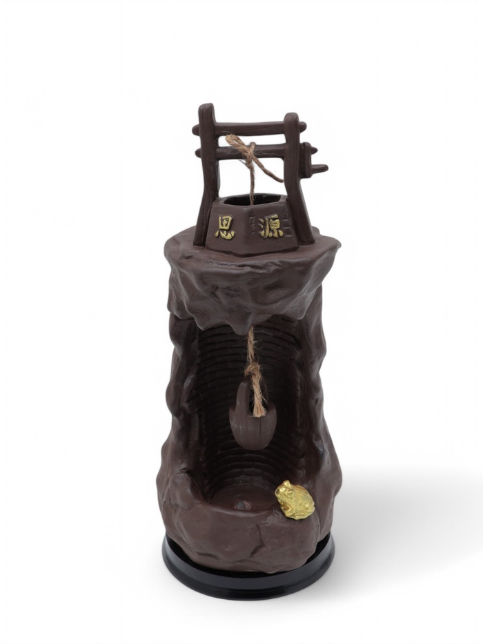 Подставка для благовоний TAKE IT EASY «Колодец», набор благовоний конусы, стелющийся дым, 25×10×10 см, с подсветкой, батарейки LR=44