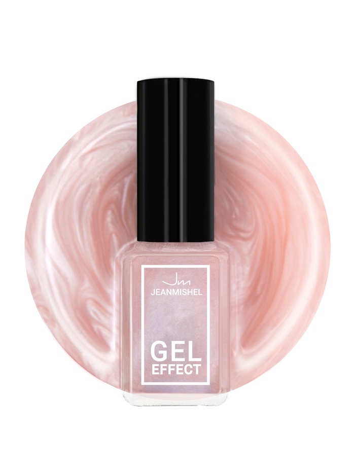 Лак для ногтей с эффектом геля Jeanmishel, тон 121, белый жемчужный, 6 мл