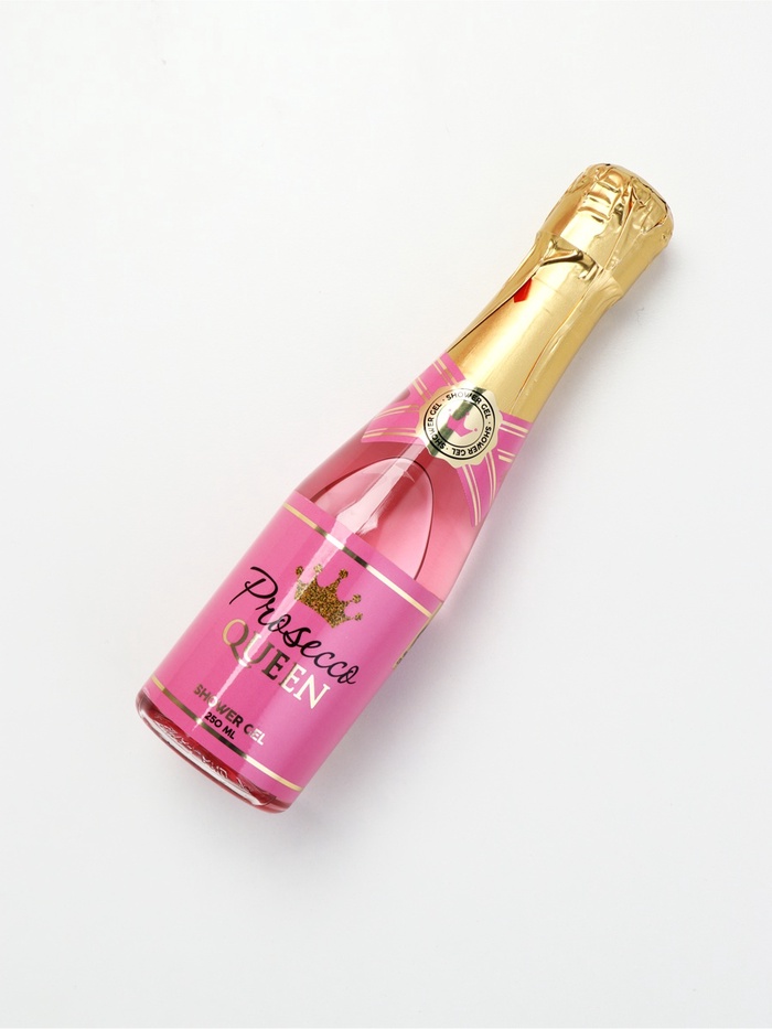 Подарочный набор Prosecco, гель для душа и бокал для шампанского, Чистое Счастье