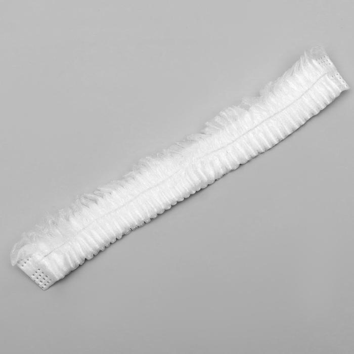 Шапочка медицинская Шарлотта 10 г/м белая р-р 54-65 см спанбонд 100 шт./уп