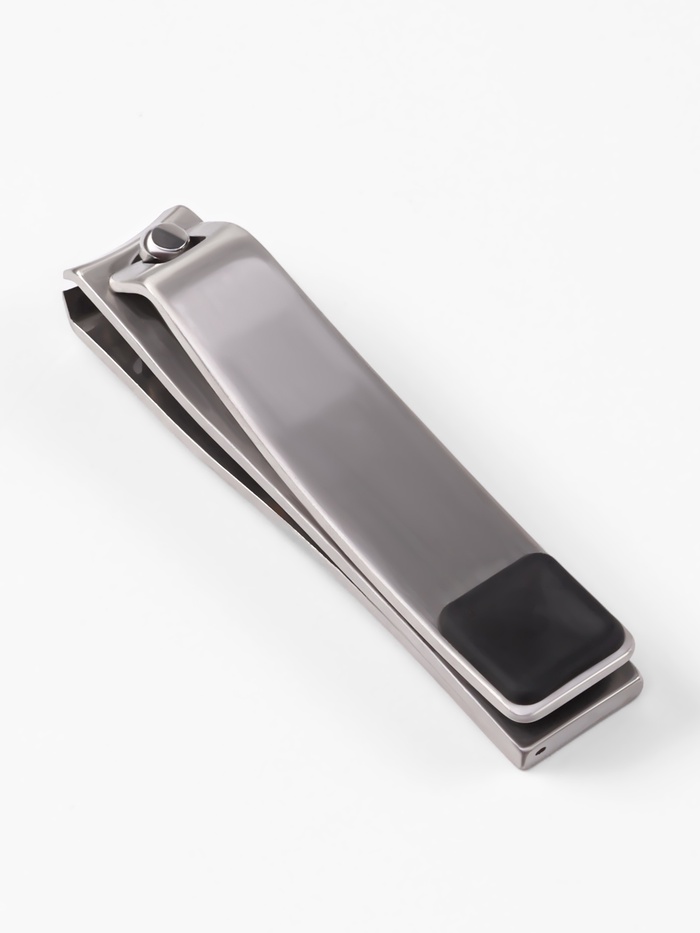 Кусачки книпсер маникюрные, с пилкой, прорезиненная ручка, 6 см